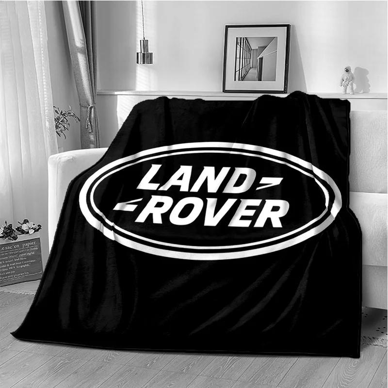 Luxurious HD Fashion Trend Sports Car L-LAND ROVER Logo Blanket - Perfect for Children as Gift Sofa Bed Office Hotel Decor