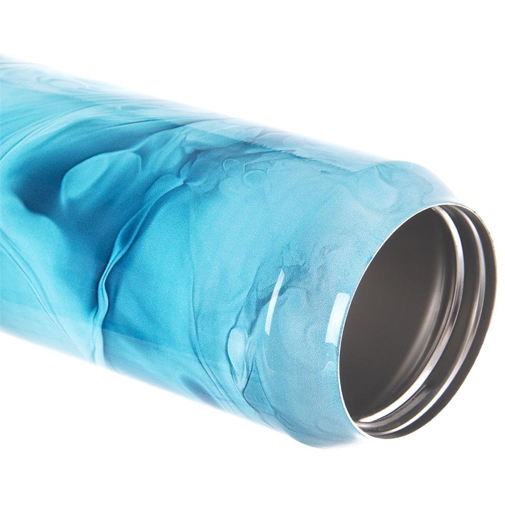 Kubek Termiczny Puszka Termos Bidon na Napoje Ciepłe Zimne Niebieski 0,7L