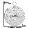 100% Stainless Steel Heart Cross Star Moon Charms For Jewelry Making Diy Stone Crystal Enamel Connector Metal Pendant Accessorie