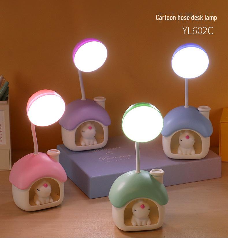 Anpassbare LED Astronauten Schreibtischlampe – Augenfreundliches Nachtlicht für Studenten, Perfekt als Geschenk