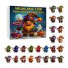 Advent Calendar 2025 Advent Calendar with 24 Acrylic Charms Pumpkin