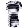 2017 Hip Hop High Street Men's Striped T-shirt - Long/Short Sleeve Summer Casual Wear