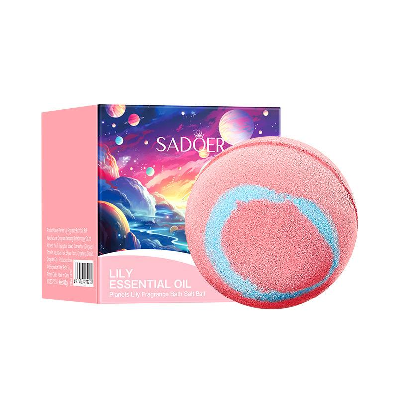 

Planet Mother Chrysanthemum Fragrance Bath Salt Ball 80g Cleansing Body Bath Salt Ball Skin Care Products 7