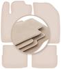 PREMIUM Beige Floor Mats For: Fiat Tipo II Sedan 2015-