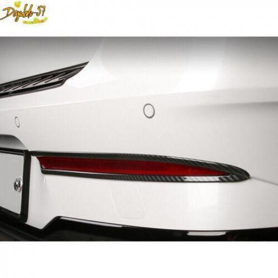 For Kia K5 - Carbon Fiber Car Rear Fog Lamp Bumper Light Cover Trim New