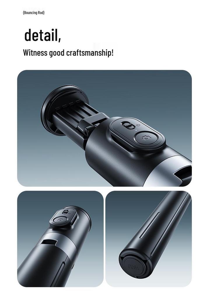Mobile Phone Selfie Stick & Tripod Stand: Integrated, Portable, Handheld for Live Broadcast and Photography