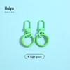 Colorful Alloy Strap & Spring Ring Keychain Buckle - Toy, Dog Hook, Handbag Accessory