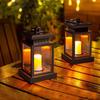 Enpufike LED Solar Candle Lantern