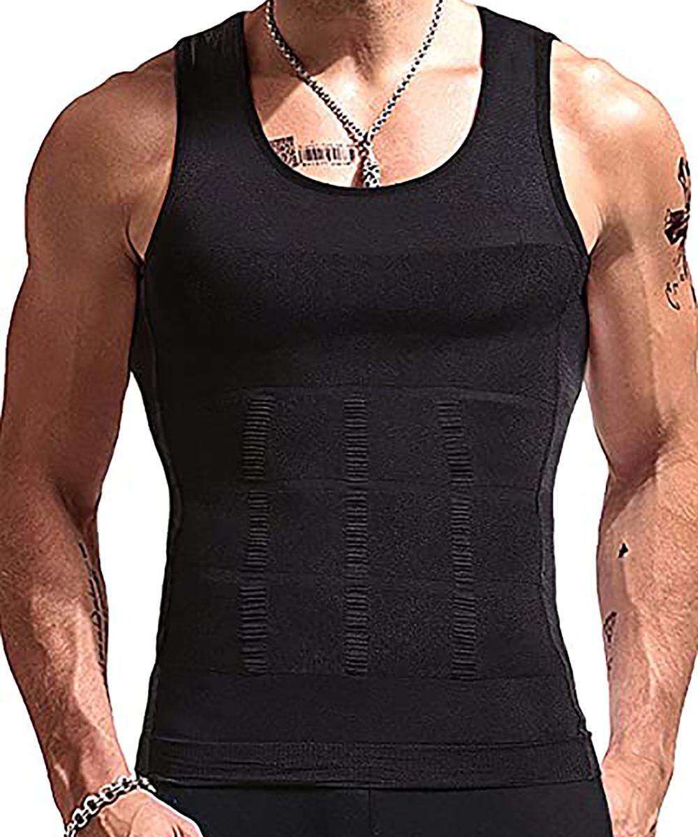 

Мужская майка для похудения Body Shaper, корректирующее белье для живота, рубашки без рукавов, корректирующее белье для живота, жилет для пресса 2XL