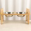 Elevated Cat Bowl Stand Comfortable Feeding Position Adjustable Height Anti-spill for Healthy Eating Habits