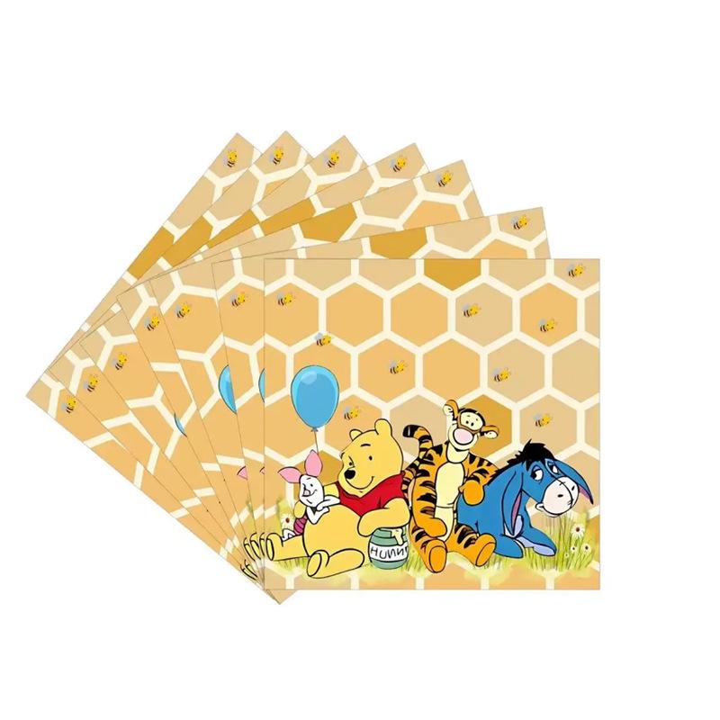 Winnie the Pooh Birthday Party Decorations & Tableware Set with Invitations and Banners