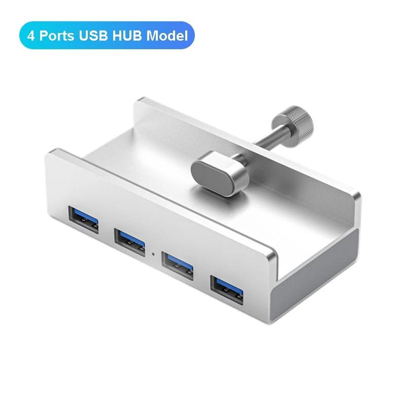 

Док-станция на 6 портов, зажимного типа, USB 3.0 хабы, скорость передачи 5 Гбит/с, док-станция USB C, USB-разветвитель для ПК, ноутбука, Macbook