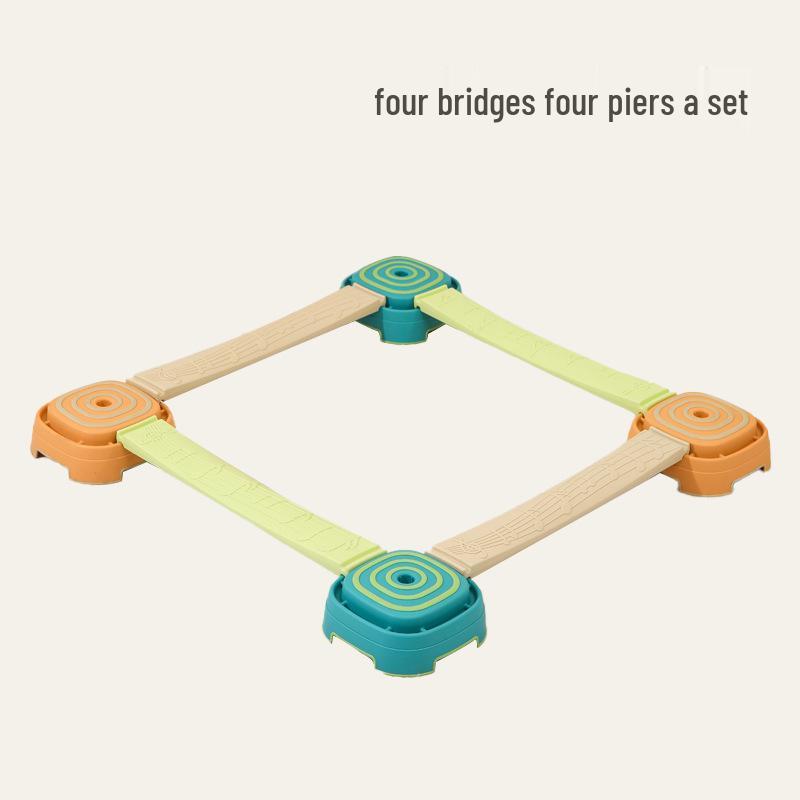 

Нескользящий край Детское квадратное балансировочное бревно для помещений - Сенсорная тренировка и игрушка для раннего развития