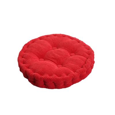 Multipurpose Square/Round Tufted Seat Cushion Thickened Soft Chair Mat 40cm Solid Color Floor Cushion Office