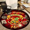 1PC Harry Potter Theme Office Round Rug - Perfect for Office or Study Decor, Machine Washable, Non-Slip Backing, Decorative Floor Mat