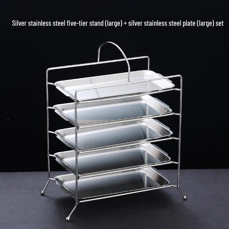 

Abay Stainless Steel BBQ Tray Storage Rack