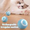 Automatic Rotation Cat Toys Interactive 42MM Intelligent Awakening Animal Toy Game Food Grade Rolling Ball Bite Resistant Companion Toys Pet Products