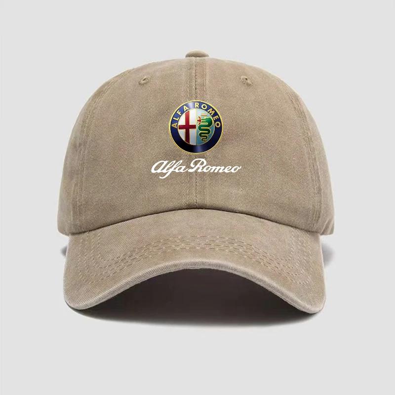 For Alfa Romeo ReQHub Caps Car Baseball Caps Outdoor Adjustable Casual Sunscreen Hat For Alfa Romeo Giulietta 159 147 156 166 Mito Giulia GT Stelv