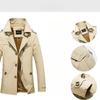 Spring and Autumn Men's New Men's Jacket Casual Men's Jacket Work Jacket Cotton Washed Windbreaker