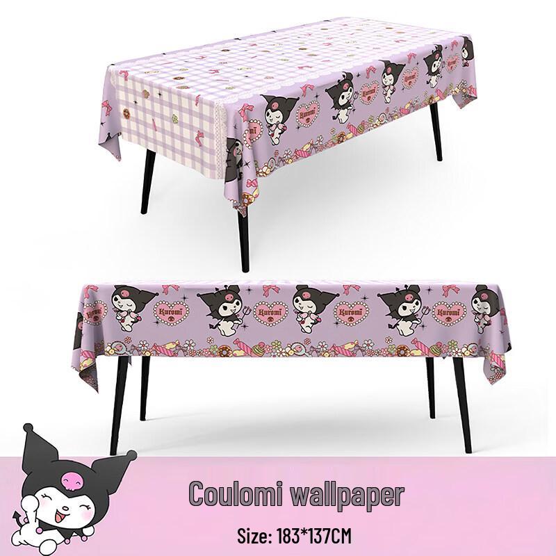 ZISIZ First Birthday Disposable Waterproof Tablecloth