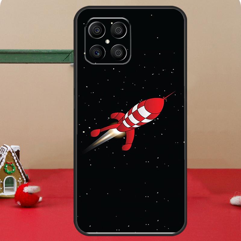 

Cartoon Rocket Case For Honor Magic 8 5 6 7 Lite Honor 400 Pro 200 70 90 X8c X8b X9a X9b X9c X9d Win Cover Honor Magic6 Lite
