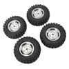4PCS RC Crawler Tires 1.9 Inch Rubber   RC Tire with Plastic Wheel   for   1Celsius10 Remote Control Cars