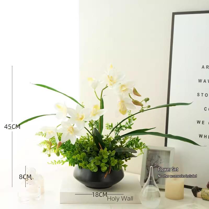 Nordic Modern Faux Flower Bouquet for Indoor Living Room or Dining Table Decor