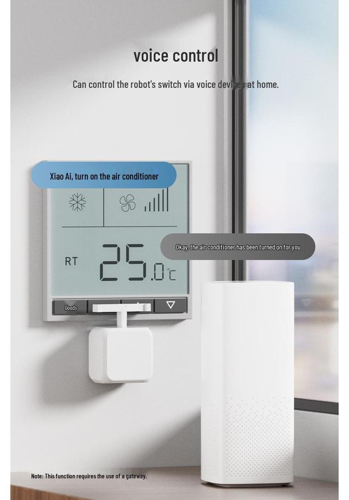 Mijia App-Compatible Smart Switch Finger Robot for Remote Light and Elevator Control