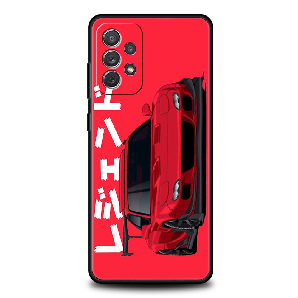 JDM Tokyo Drift Sports Car Phone Case For Samsung A51 A71 A21S A12 A11 A31 A41 A01 A03s A52 A32 A22 A13 A23 A33 A53 A73 5G Cover