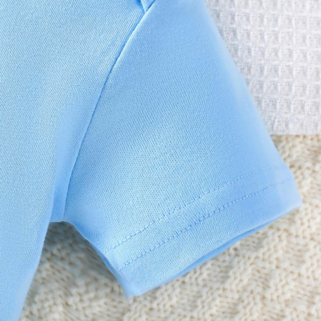 6–9 Monate Neugeborenes Baby "Ich bin nicht verwöhnt, meine Oma liebt mich einfach" Aufdruck Baumwolle Kurzarm Einteiler