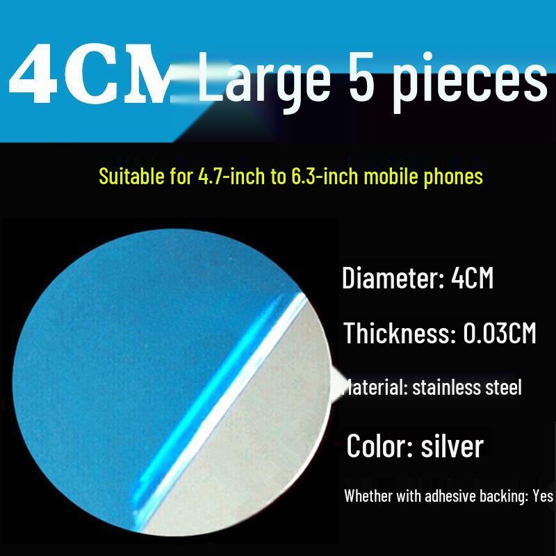 Ultra-thin Magnetic Phone Holder Sticker with Suction Cup