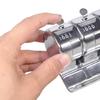 Stainless Steel Handheld Mechanical Counter Scratch Resistant Surfaces Count Rotating Resets For Inventory Management
