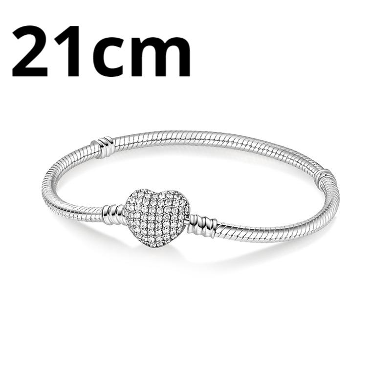 Exquisite Copper Bowknot Pearl Heart Charm Bracelets Sparkling Pavé Circle Bangles For Women Jewelry Diy Fine Gifts