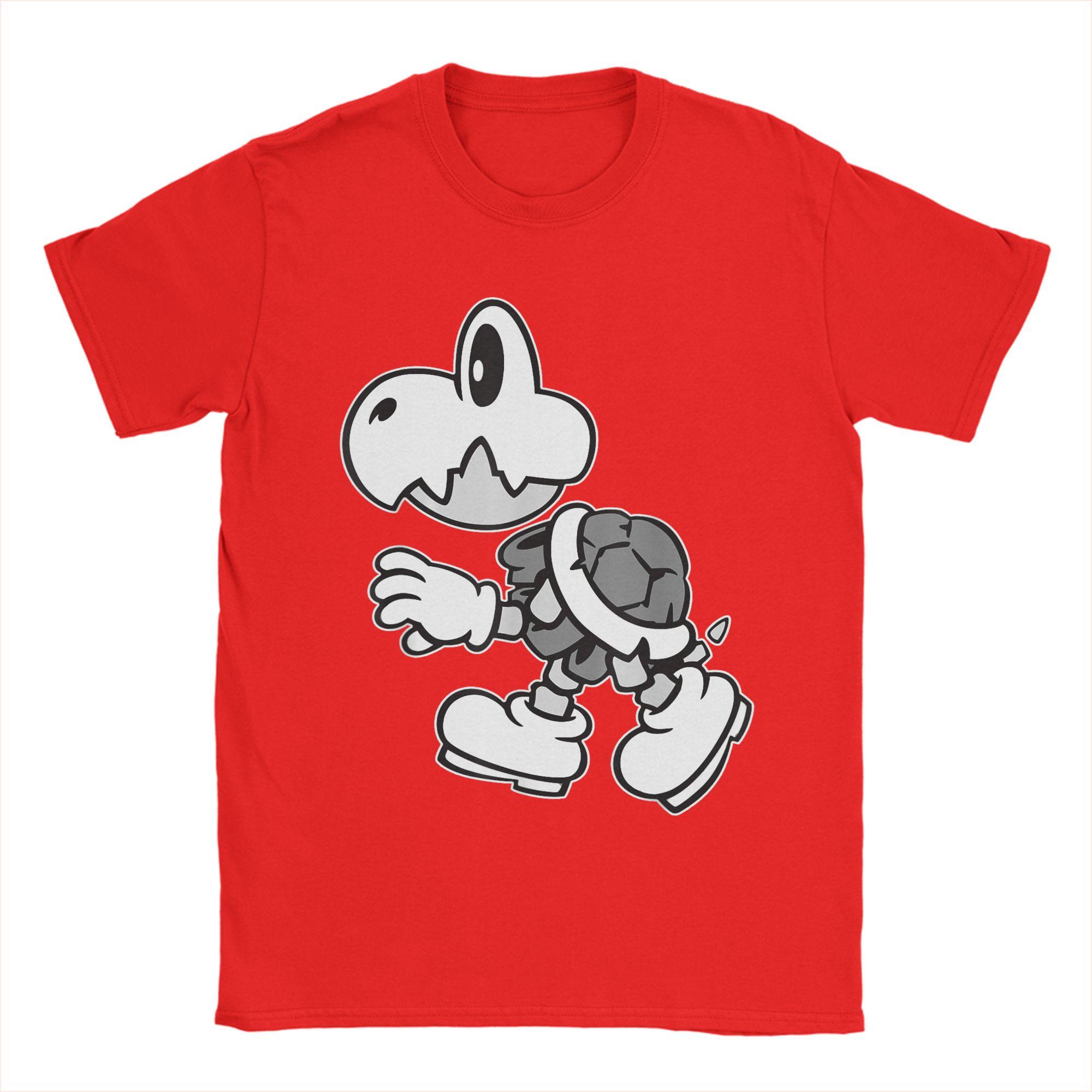 Unisexs Super Marios Dry Bones Profile T Shirt Cotton Clothing Funny Short Sleeve O Neck Tee Shirt Plus Size TShirts S