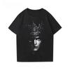 Michael Jackson Punk Vintage Rock Tungmetall Vintage Sommar T-shirt Lös Kortärmad Gatukultur T-shirt Unisex Kvinnor