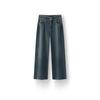 Semir Women's Winter Fleece-Lined High-Waist Straight Leg Jeans