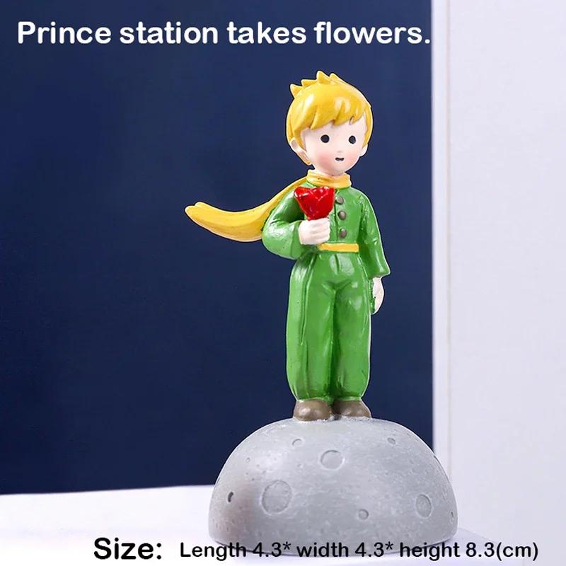 Little Prince Cake Ornaments DIY Resin Crafts Fox Handicraft Cake Baking Home Living Room Micro View Decorations Desk Decoration