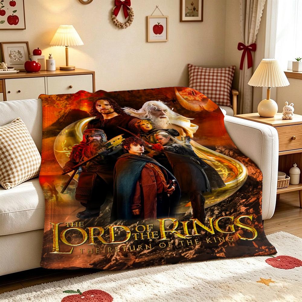 Gollum'S Epic Journey Two Towers Flannel Blanket Comfortable Skinfriendly Fleece Blanket For Living Room Office Nap Home Party Decor New Year Gift