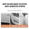 8pcs Car Door Handle Bowl Sticker Protector Anti Scratch Cover Trim Accessories