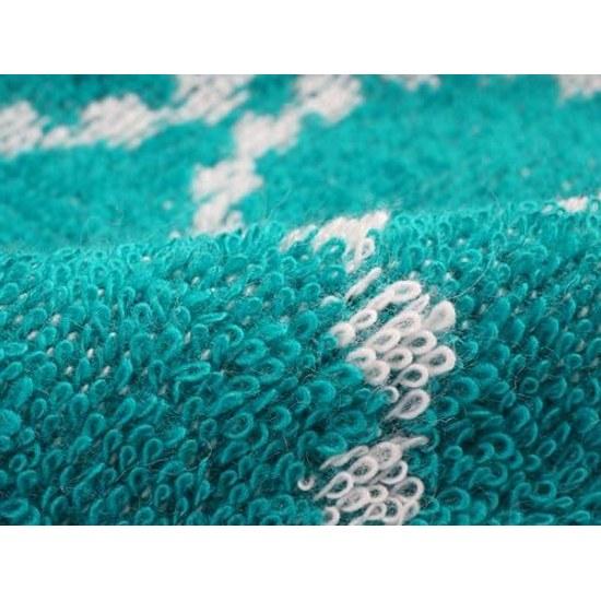 Kosugizen Daily Towel Bath Nordic Style Ihana GreenYellow 60120 Cm Moderate Volume Everyday Use 2-piece Set ASV-6911-2