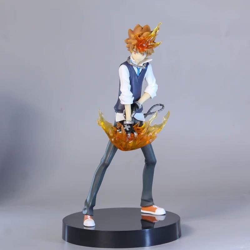 Anime Figure Sawada Tsunayoshi Action Figure Standing Handsome Man Figurine PVC Collection Doll Toy