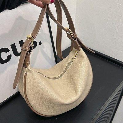 Elegant Women's Waterproof Crossbody Shoulder Bag - Versatile Spring/Summer Dumpling Design