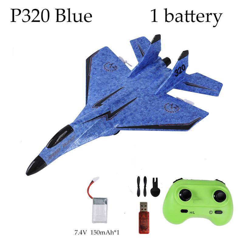 

2.4G 2-канальний планер RC літак P320 винищувач з фіксованим крилом літальний апарат ручного запуску з пінопласту вуличні іграшки для хлопчиків подарунок на день народження