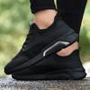Sneakers Spring black casual shoes Breathable, light and comfortable Flying woven men's shoes Breathable and comfortable