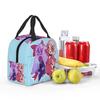 Charlie And Vaggie Valentines Hazbin Hotels Insulated Lunch Bag for Office Cooler Thermal Food Box Tote Lunch Boxes Container