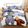 Fashion Fullmetal Alchemist Bedding Set Single Twin Full Queen King Size Bed Set Kids Bedroom Duvetcover Sets Bed Sheet Set