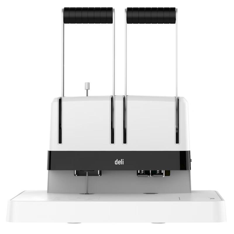 Deli 14650 Manual Financial Document Punching and Binding Machine