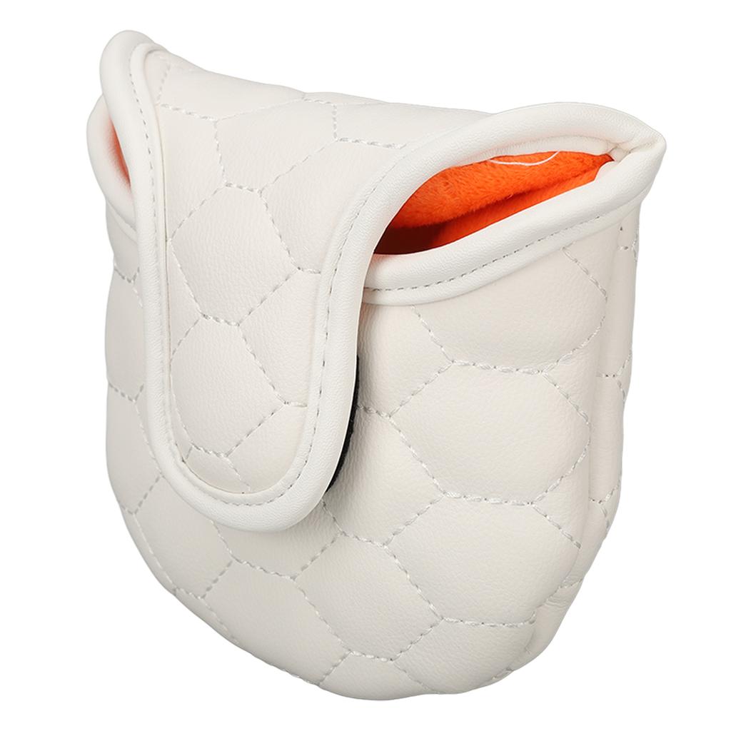 PU Golf Club Head Cover White Golf Head Cover Golf Putter Headcover for Golfer Lovers
