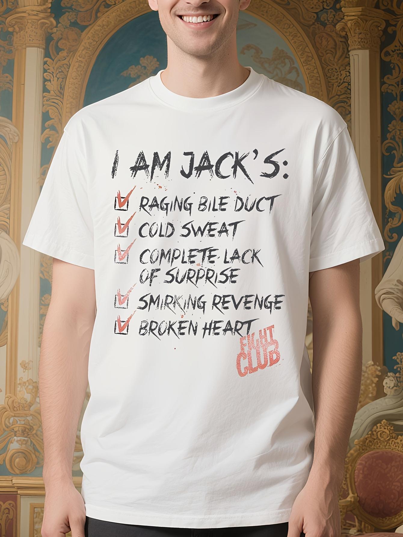 Licensed Fight Club Movie Jack S Graphic Tshirt - Retro C... XL