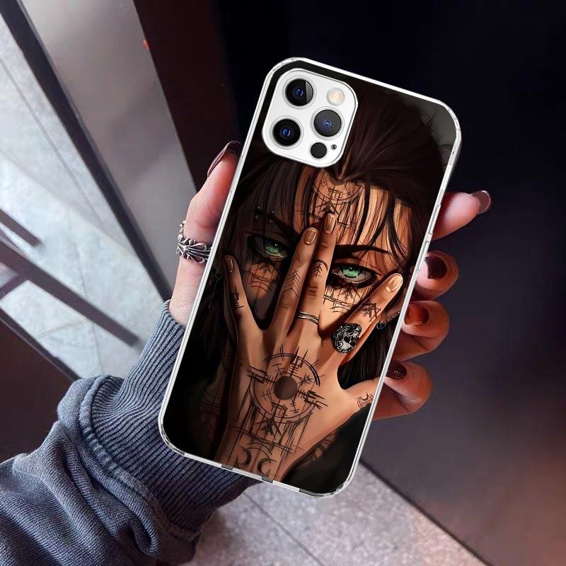 A-Attack on T-Titan Eren Yeager Phone Case For iPhone 17 Air 16 15 Pro Max 14 Plus 13 Mini 12 11 Cover 7 8 SE Silicone Shell Pri